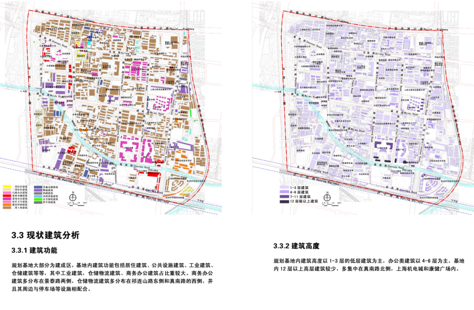 上海桃浦生产性服务业功能区城市设计cad施工图下载【ID:167237137】