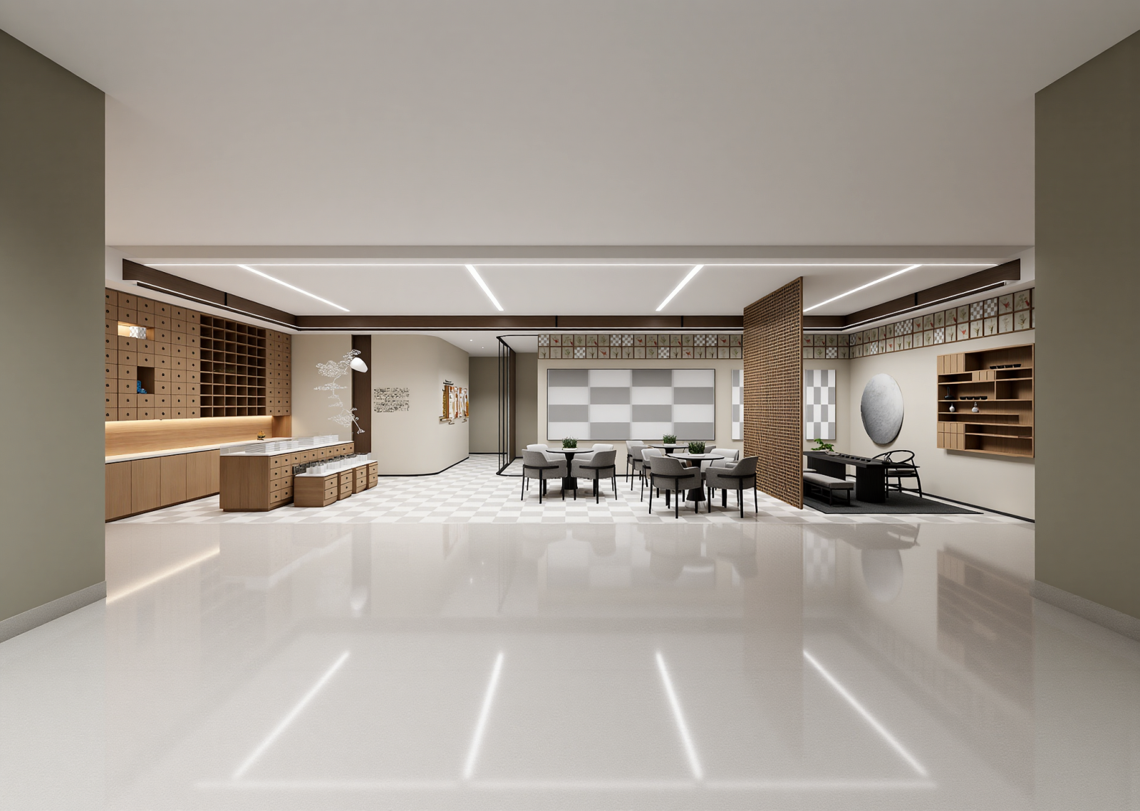 新中式家具展厅3D模型下载【ID:1215031517】