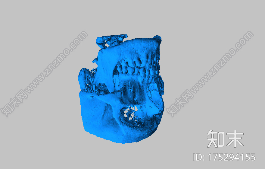 由CT数据创建的头骨3d打印模型下载【ID:175294155】