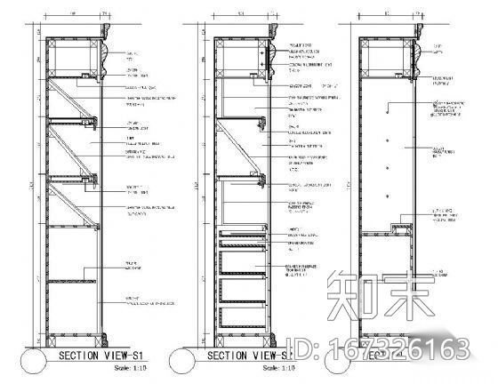 某商场展柜详图5施工图下载【ID:167326163】