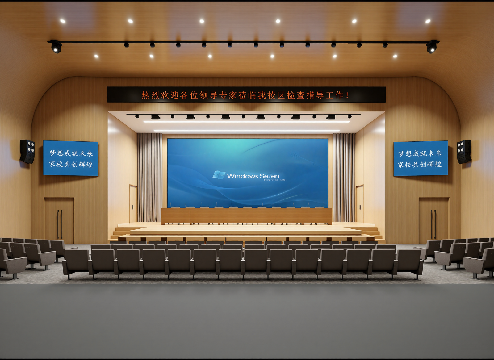 现代学校展厅3D模型下载【ID:1214808881】