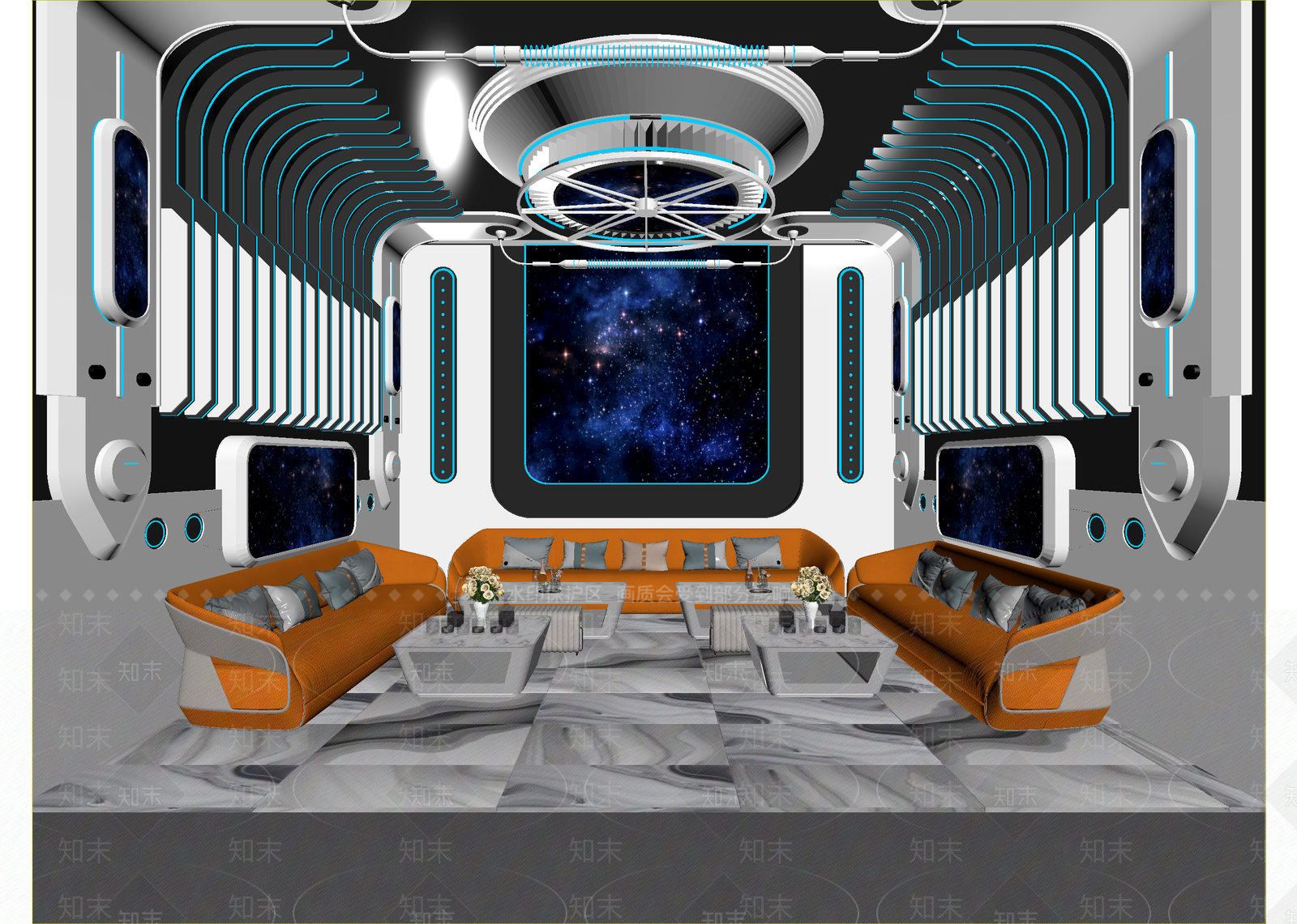 现代其他娱乐空间3D模型下载【ID:1214678444】
