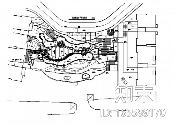 中式庭院景观规划设计施工图施工图下载【ID:165589170】