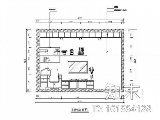 某精品现代时尚三居室装修施工图cad施工图下载【ID:161884128】