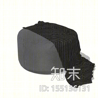 现代沙发脚踏SU模型下载【ID:155136131】