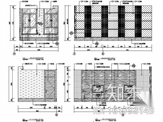 高档现代风格洗浴中心设计CAD装修图cad施工图下载【ID:161793149】