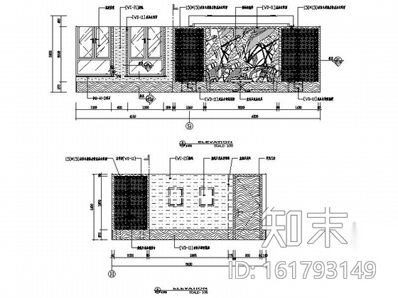 高档现代风格洗浴中心设计CAD装修图cad施工图下载【ID:161793149】
