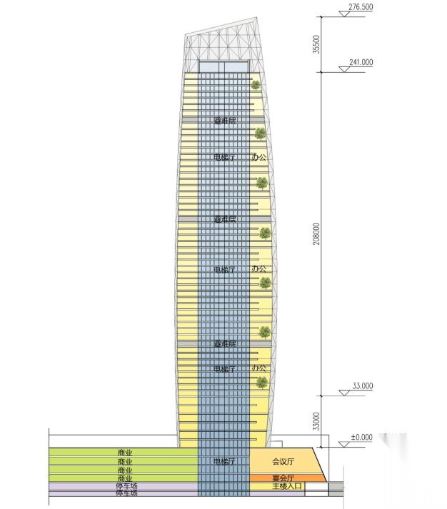 [重庆]超高层生长形态商业综合体建筑设计方案文本（含C...cad施工图下载【ID:165735107】