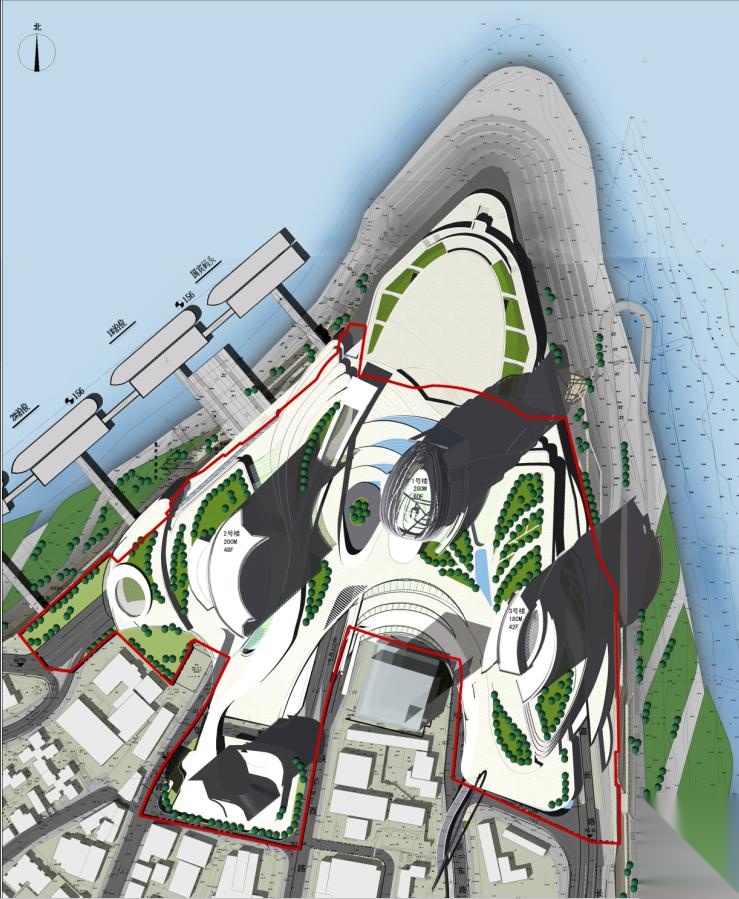 [重庆]超高层生长形态商业综合体建筑设计方案文本（含C...cad施工图下载【ID:165735107】