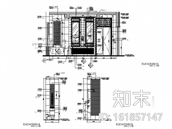 [海南]生态休闲度假酒店别墅室内装修CAD施工图(含效果图...施工图下载【ID:161857147】