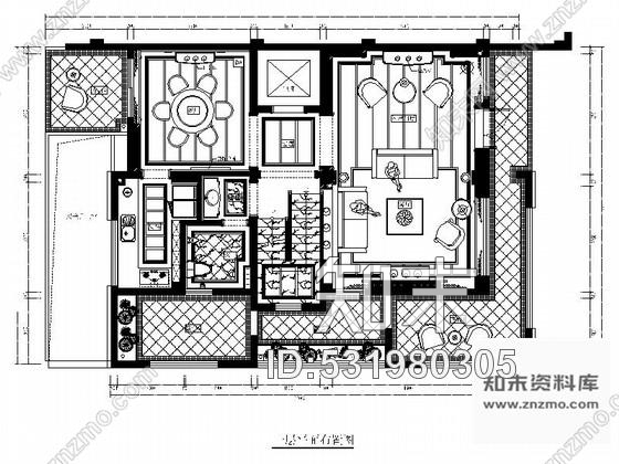 施工图福州精品花园洋房现代四层别墅CAD装修图含效果施工图下载【ID:531980305】