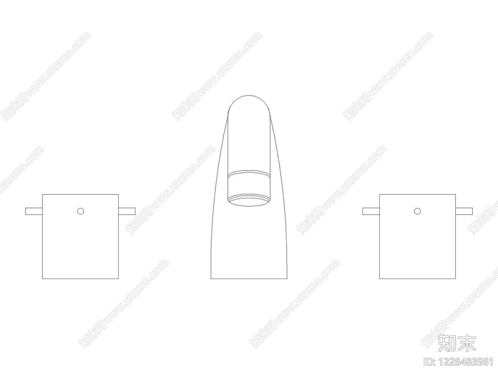 五金管件cad施工图下载【ID:1226483961】
