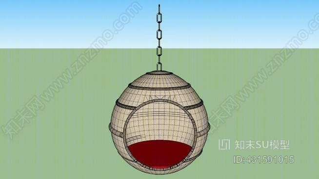 鸡蛋椅SU模型下载【ID:431591015】