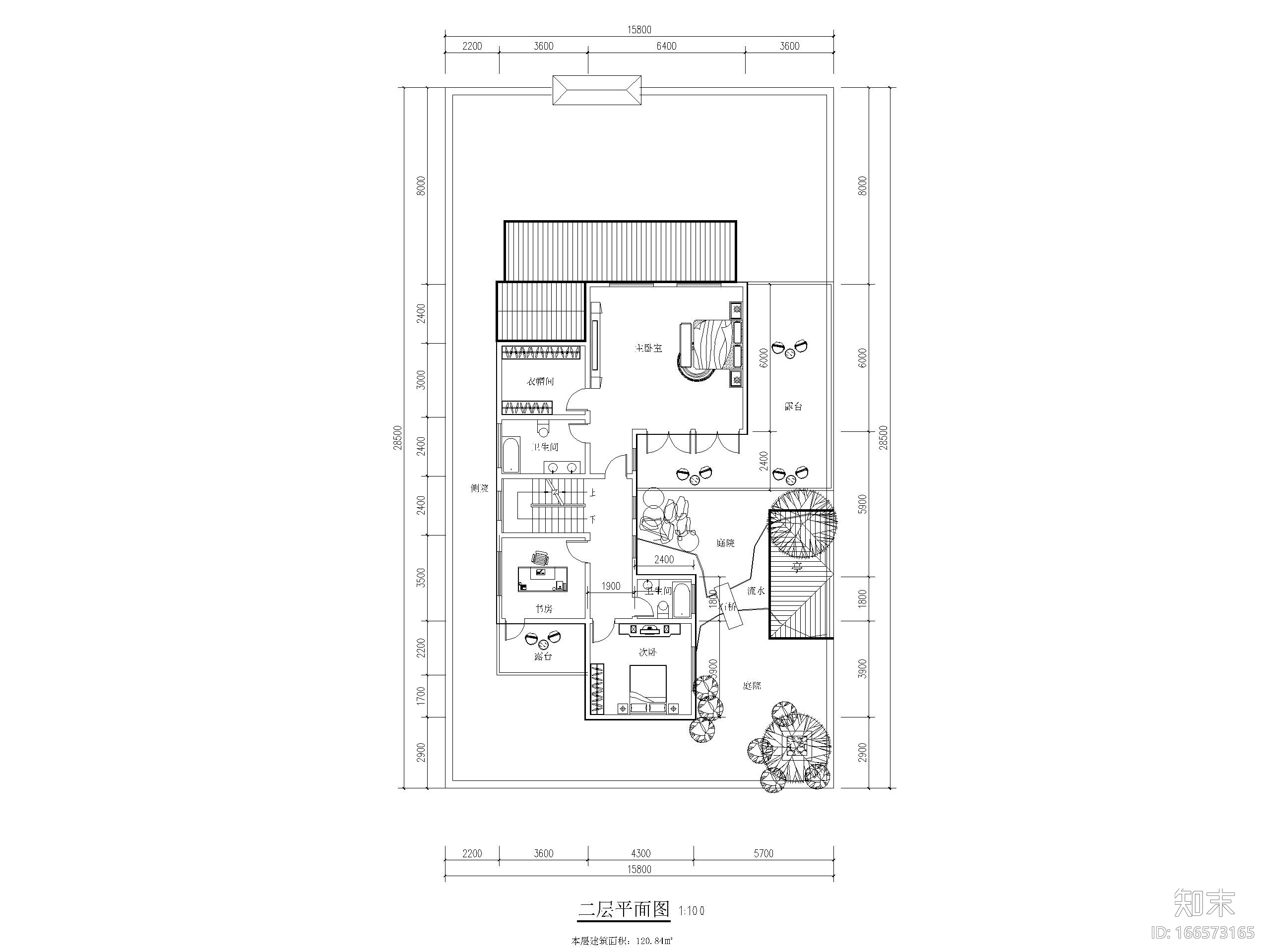 别墅平面户型设计总结CAD施工图下载【ID:166573165】