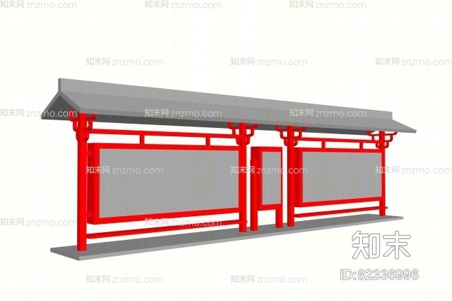 公交站台33D模型下载【ID:82336996】