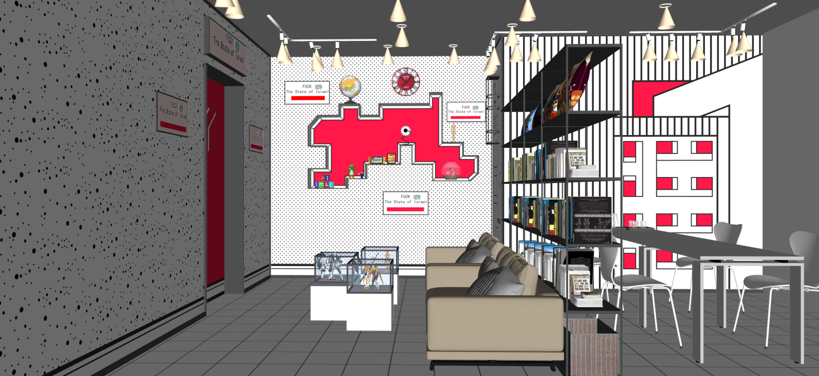 现代玩具礼品店SU模型下载【ID:1222159106】