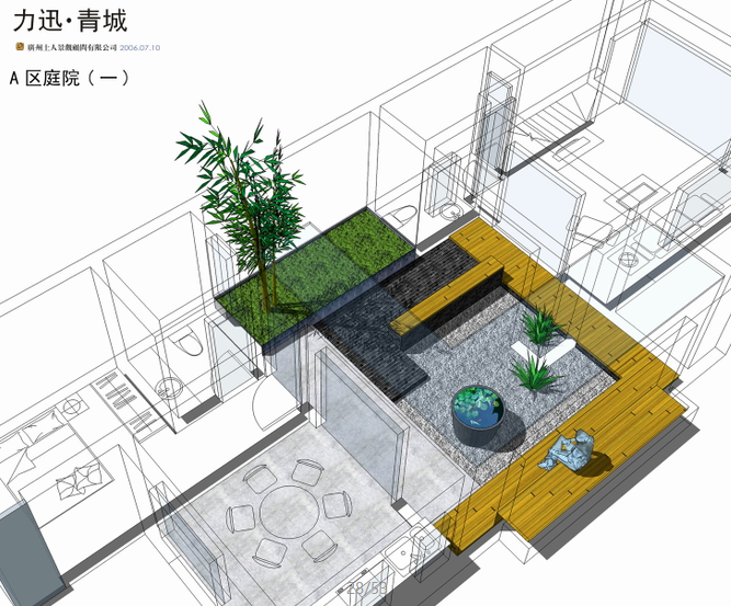 [内蒙古]青城居住区景观方案文本+CAD-土人cad施工图下载【ID:161053169】