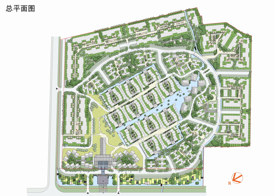 [内蒙古]青城居住区景观方案文本+CAD-土人cad施工图下载【ID:161053169】