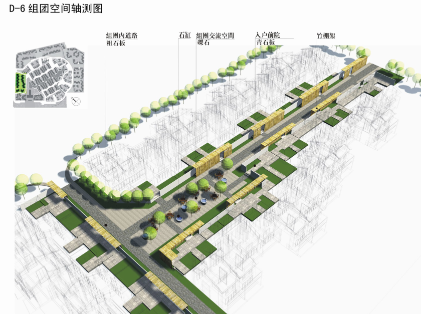 [内蒙古]青城居住区景观方案文本+CAD-土人cad施工图下载【ID:161053169】