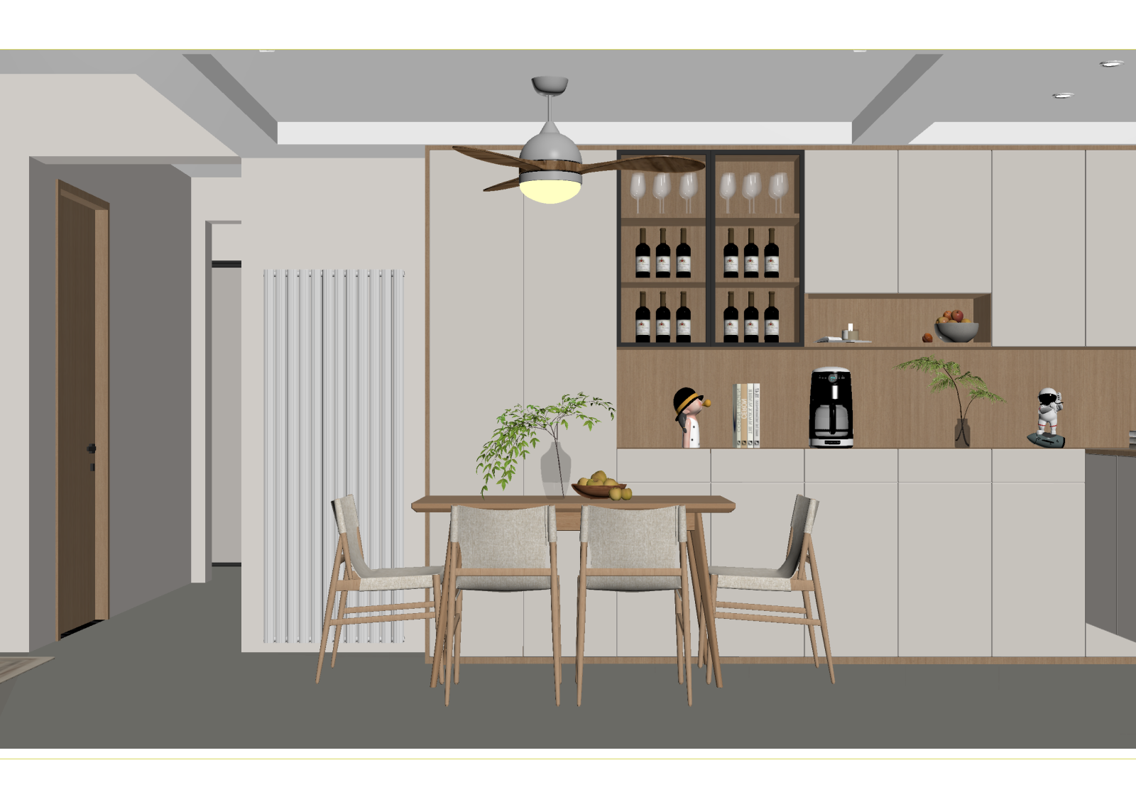 北欧家居餐厅3D模型下载【ID:1214697193】