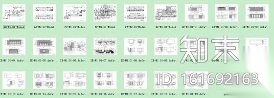 [深圳]豪华行政办公室室内设计施工图cad施工图下载【ID:161692163】