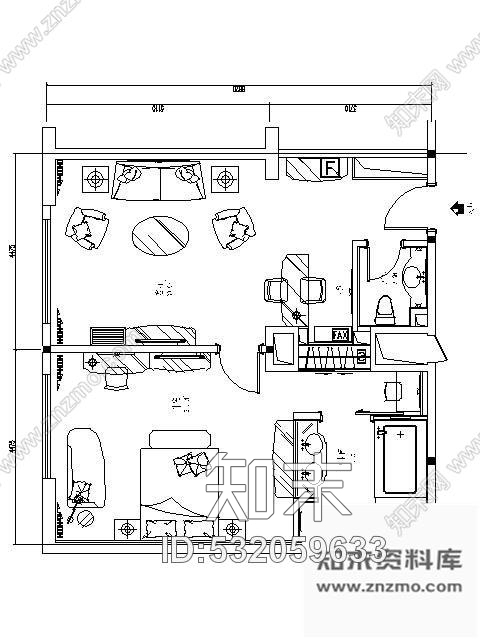 施工图海景酒店套房施工图Ⅰ施工图下载【ID:532059633】