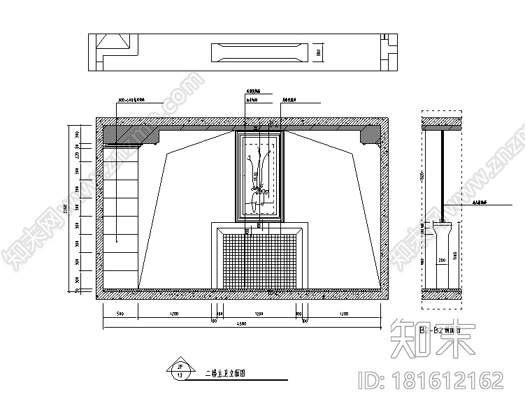 [江苏]新古典风格260平米联体别墅设计施工图cad施工图下载【ID:181612162】