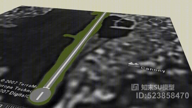 希腊Corfu的飞机跑道SU模型下载【ID:523858470】