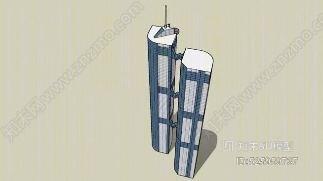摩天大楼23SU模型下载【ID:525959737】