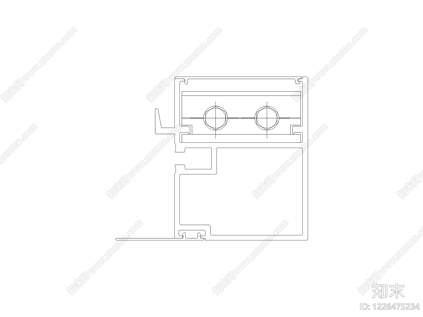 五金管件cad施工图下载【ID:1226475234】