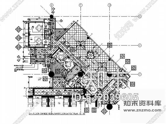 施工图澳门五星级酒店中餐厅装修图含效果cad施工图下载【ID:532039605】