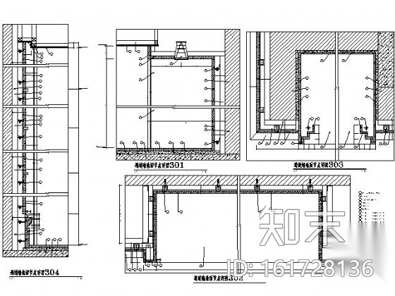 1200平米会议区装饰施工图cad施工图下载【ID:161728136】