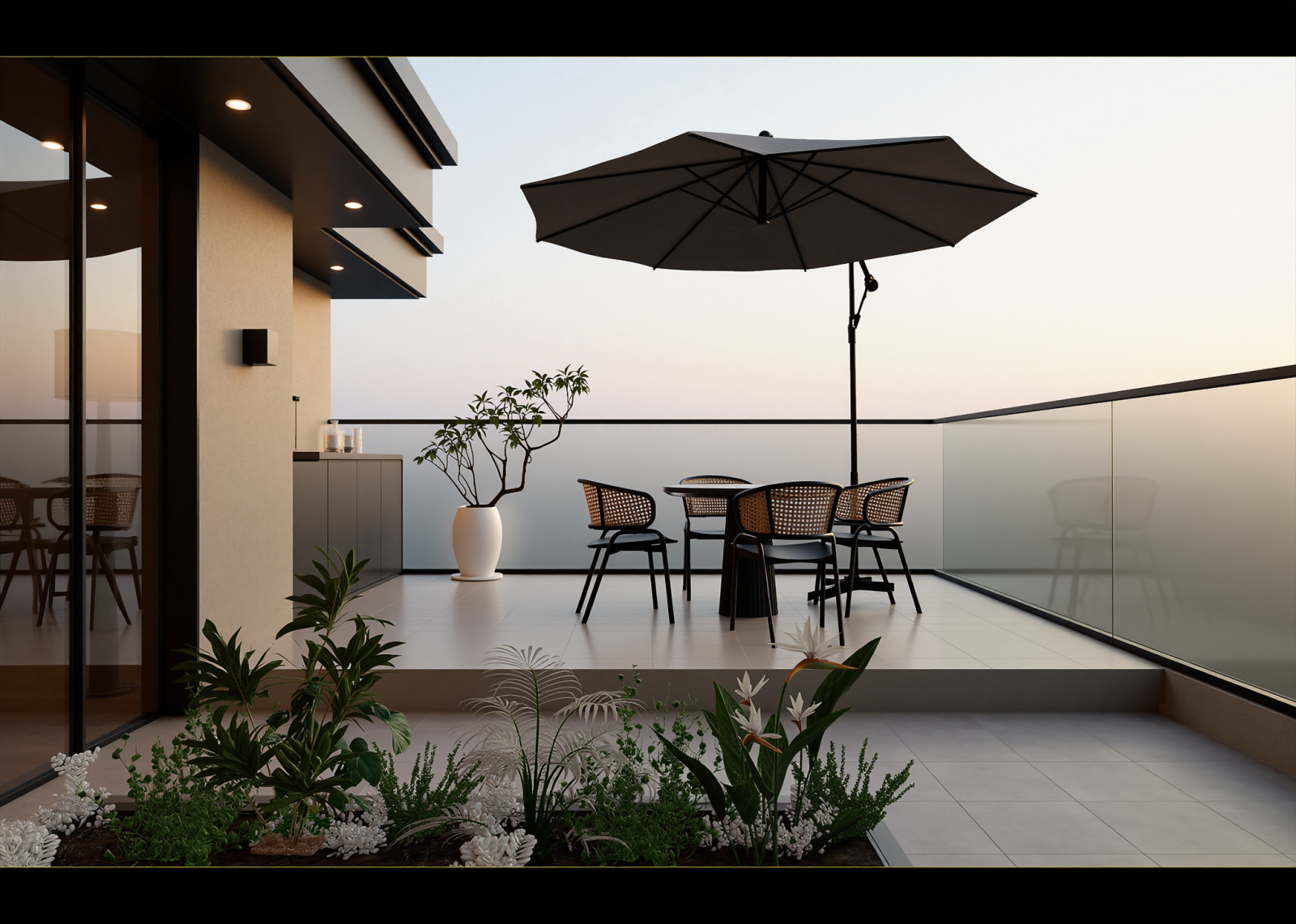 意式屋顶花园3D模型下载【ID:1214714224】