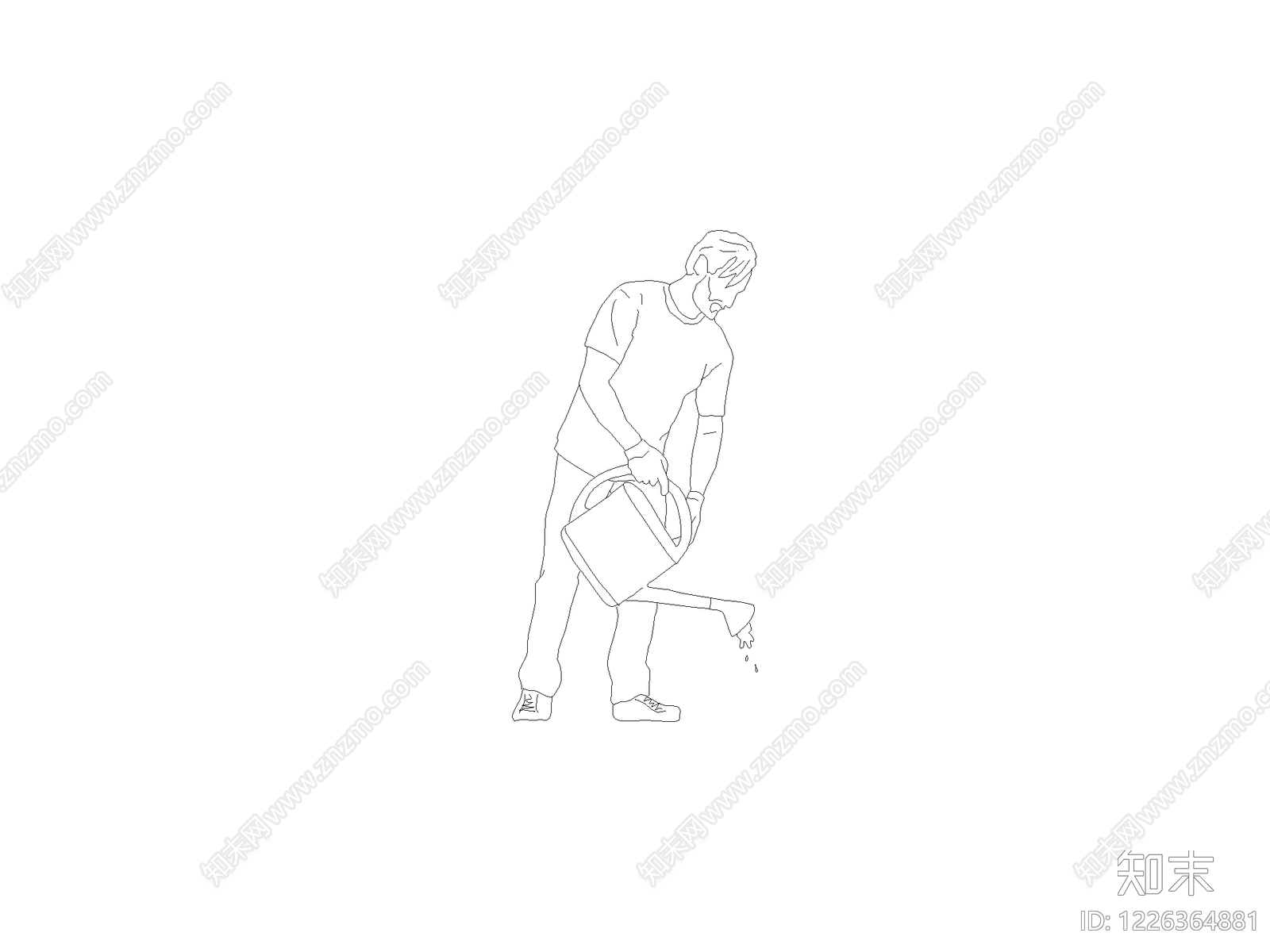 人物cad施工图下载【ID:1226364881】