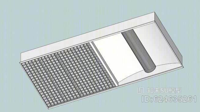 2'x4“故障安全”考试灯-SU模型下载【ID:624635261】