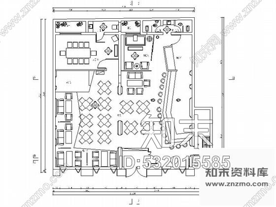 施工图烟台欧洲新古典风格西餐酒吧室内装修图含效果cad施工图下载【ID:532015585】