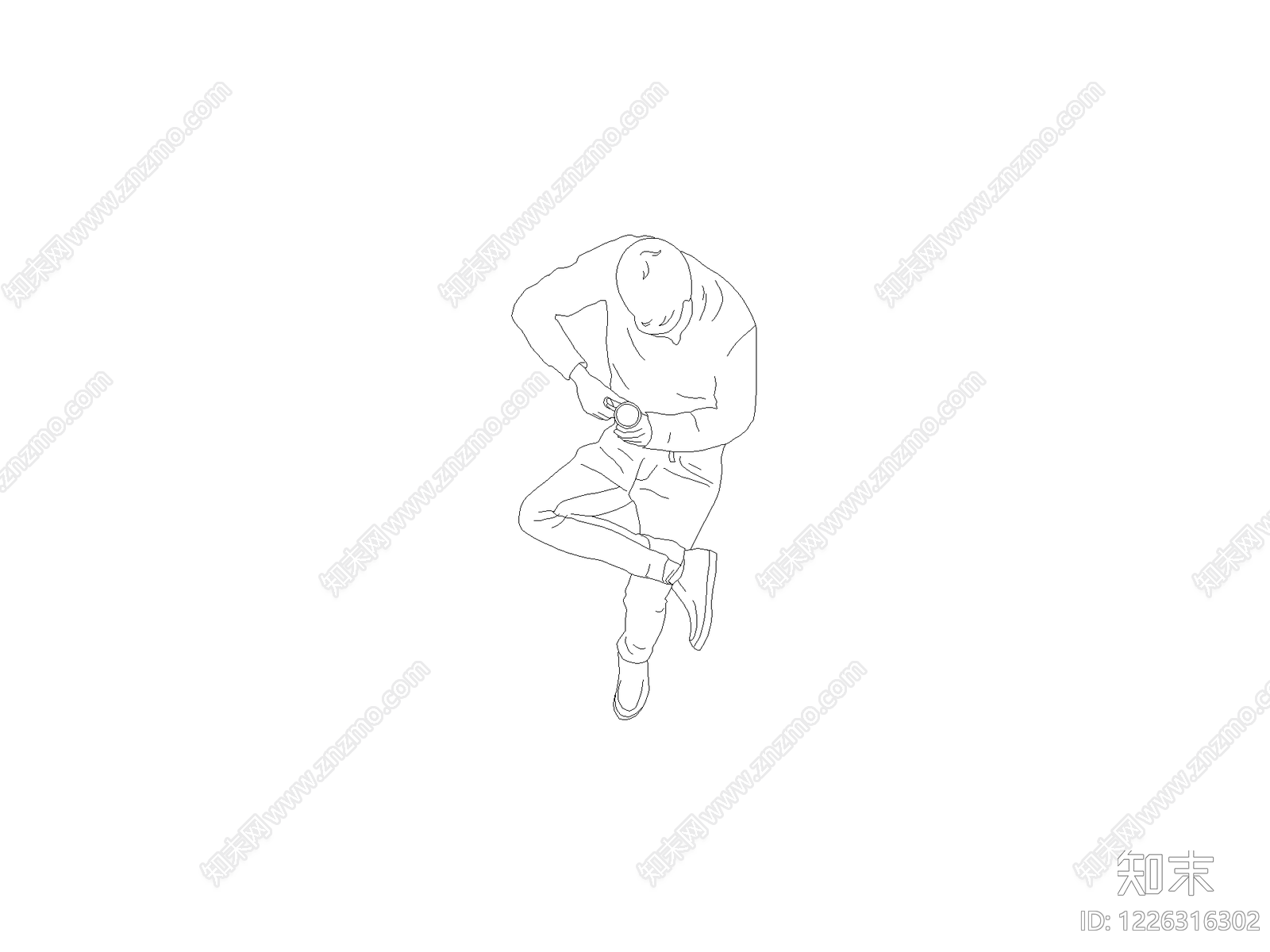 人物cad施工图下载【ID:1226316302】