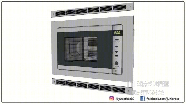 微波炉SU模型下载【ID:47740403】