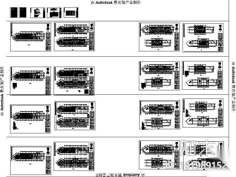 [北京]某快捷酒店装饰装修图cad施工图下载【ID:161989152】