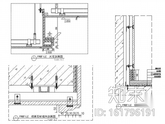 [湖北]精品高级典雅办公楼室内装修施工图（含效果）cad施工图下载【ID:161796191】