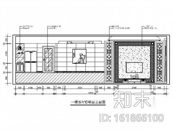 [上饶]商业中心区新中式四层别墅装修施工图cad施工图下载【ID:161866100】