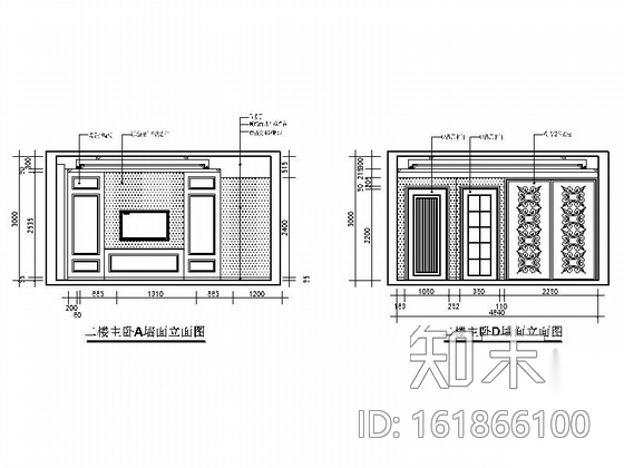 [上饶]商业中心区新中式四层别墅装修施工图cad施工图下载【ID:161866100】