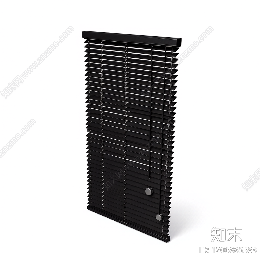 黑色百叶窗组件3D模型下载【ID:1206885583】