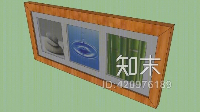 画框SU模型下载【ID:420976189】