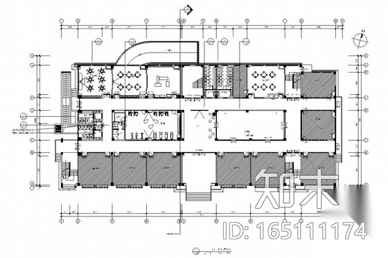 [苏州]现代教育理念实验小学装修施工图（含电气及给排水...施工图下载【ID:165111174】