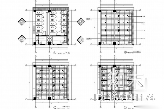 [苏州]现代教育理念实验小学装修施工图（含电气及给排水...施工图下载【ID:165111174】