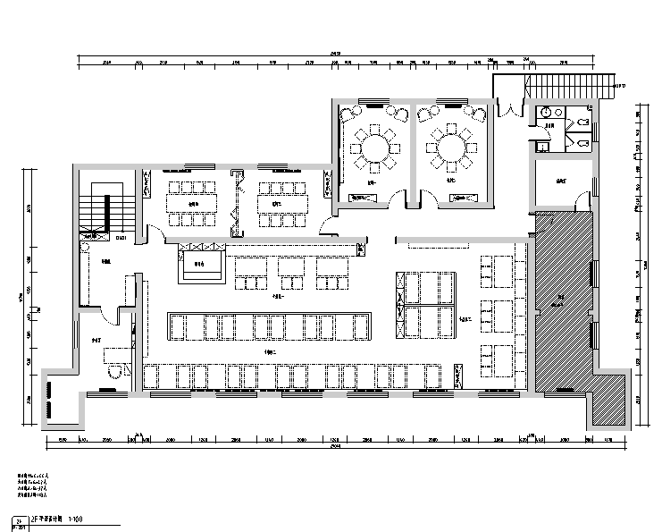 [新疆]430平米泰式海鲜火锅设计施工图（附效果图）cad施工图下载【ID:161763151】