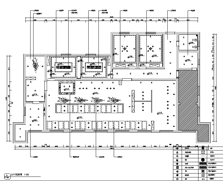 [新疆]430平米泰式海鲜火锅设计施工图（附效果图）cad施工图下载【ID:161763151】