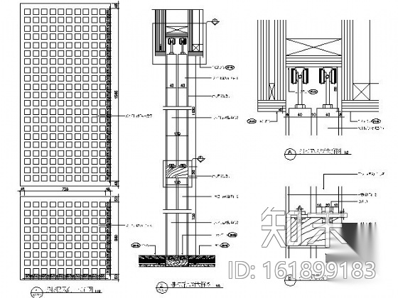 [珠海]和室禅风概念三居样板房施工图（含效果）cad施工图下载【ID:161899183】