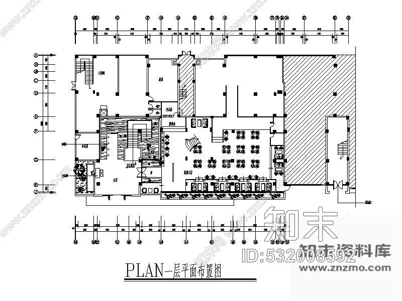 施工图某大酒楼装修图(含效果)cad施工图下载【ID:532008592】